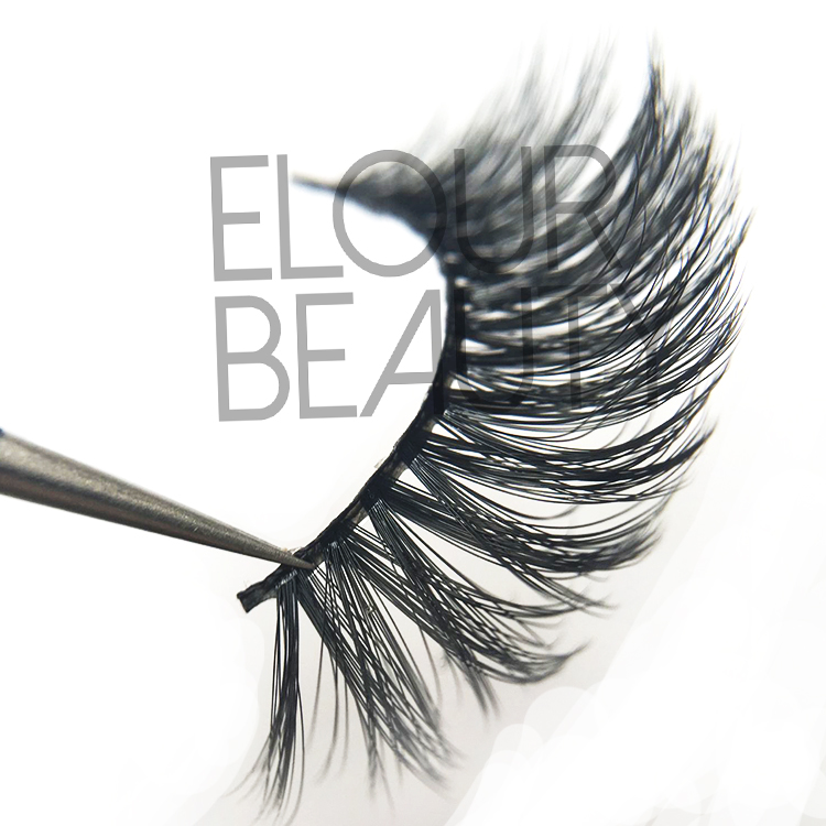 3D faux mink volume false lashes low price supplies China EA106